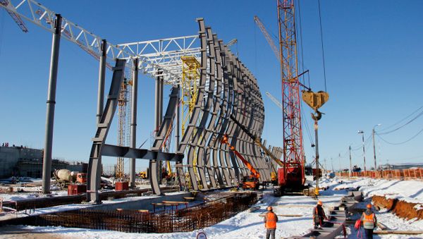 Строительство нового аэровокзального комплекса аэропорта Симферополь