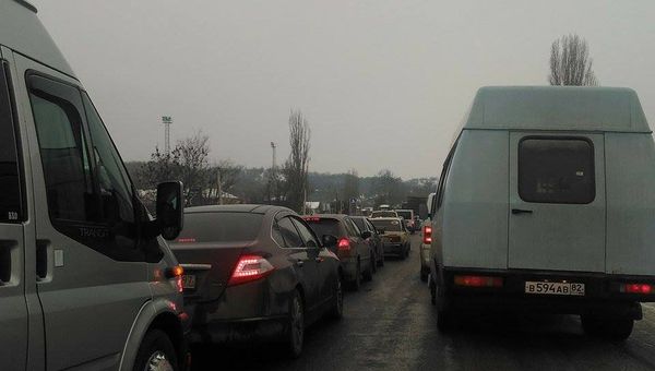 Пробка в Симферополе Пробка в Симферополе