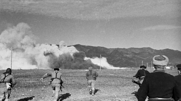 Наступление морской пехоты в Крыму. Великая Отечественная война 1941-1945 годов