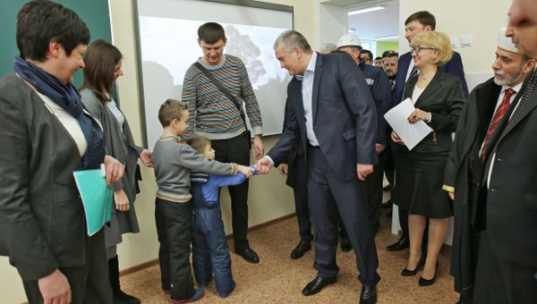 Школа в симферопольском микрорайоне Фонтаны