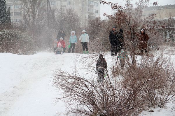 Зима в Севастополе