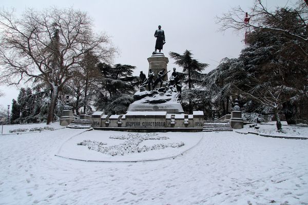 Зима в Севастополе