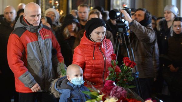 Церемония прощания с директором Международной общественной организации Справедливая помощь Елизаветой Глинкой