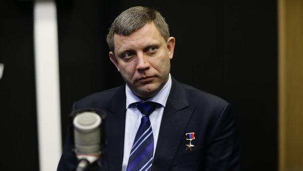 Глава ДНР Александр Захарченко