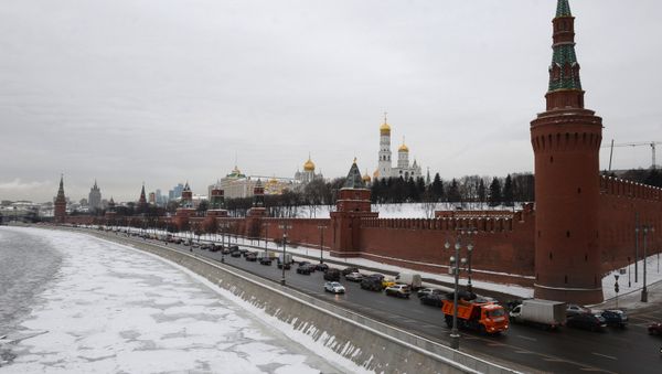Вид на Московский Кремль