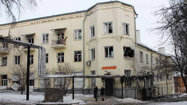 Ситуация после обстрелов в Донецке