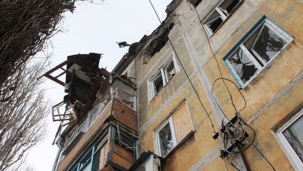 Ситуация после обстрелов в Донецке