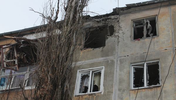 Ситуация после обстрелов в Донецке