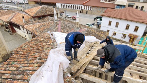 Реставрационные работы в Ханском дворце Бахчисарая