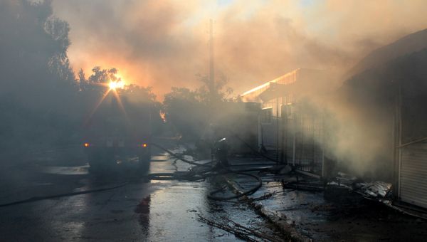 Последствия обстрела города Донецка