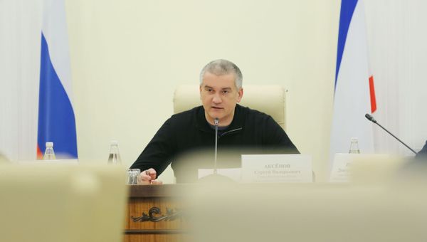 Глава Республики Крым Сергей Аксенов на субботнем совещании с главами муниципалитетов РК в режиме видеоконференцсвязи