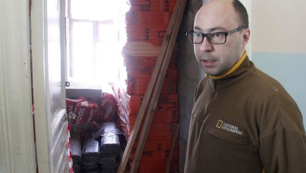 Дача Стамболи в Феодосии. Замдиректора Черноморского центра подводных исследований Виктор Вахонеев