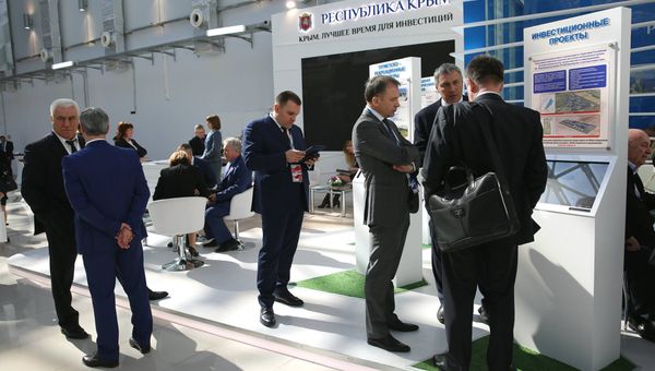 Стенд Республики Крым на Российском инвестиционном форуме в Сочи