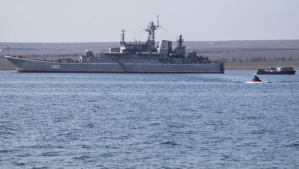 Корабль Константин Ольшанский в Донузлаве