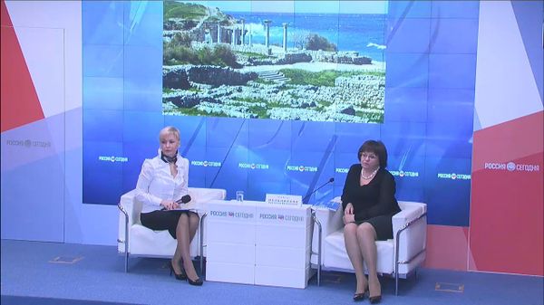 Пресс-конференция директора Государственного историко-археологического музея-заповедника Херсонес Таврический Светланы Мельниковой