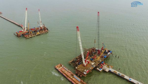 Строительство моста через Керченский пролив