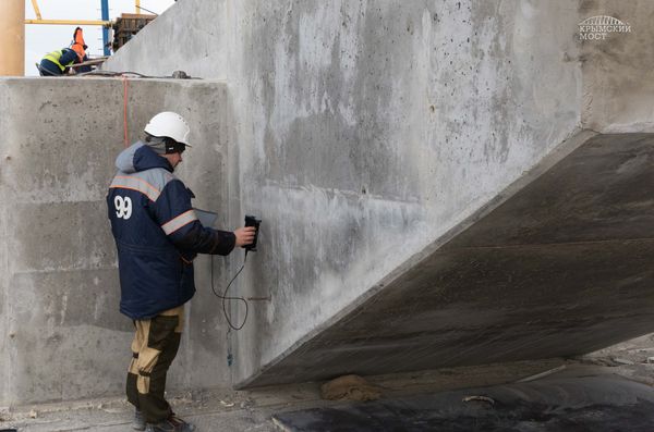 Контроль качества на стройке моста через Керченский пролив