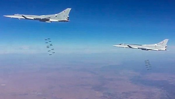 Бомбардировщики-ракетоносцы ВКС РФ Ту-22МЗ