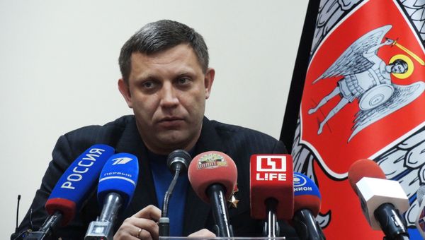 Глава Донецкой народной республики (ДНР) Александр Захарченко