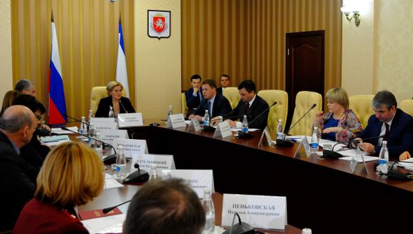 Совещание О развитии социальной сферы Республики Крым и города Севастополя под руководством заместителя председателя Правительства РФ Ольги Голодец