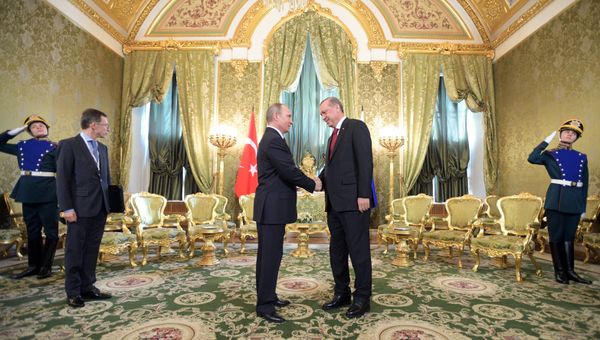 Президент РФ В. Путин принял участие в заседании Совета сотрудничества высшего уровня между РФ и Турцией