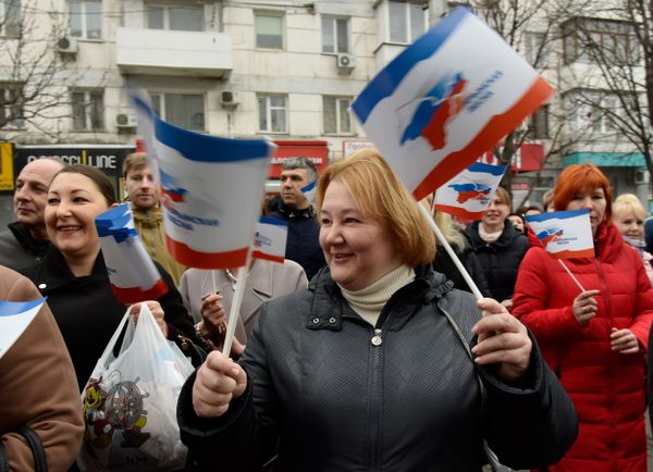 Праздничные мероприятия в Симферополе, посвященные третьей годовщине Крымской весны