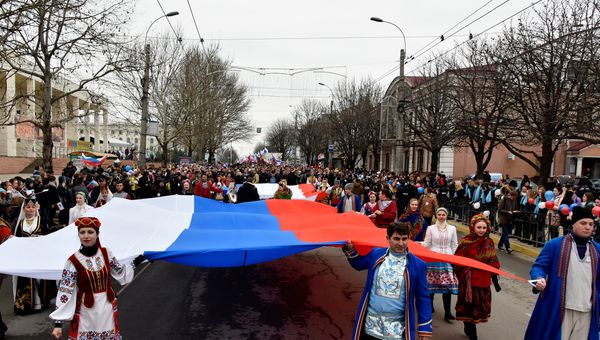 Праздничные мероприятия в Симферополе, посвященные третьей годовщине Крымской весны