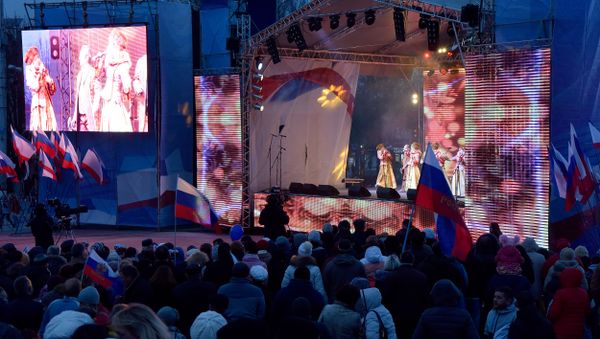 В Симферополе состоялся концерт в честь третьей годовщины воссоединения Крыма с Россией