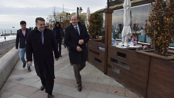 Члены делегации иностранных депутатов посетили Ялту. 19 марта 2017 года