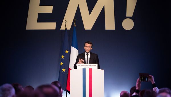 Президент Франции Эммануэль Макрон