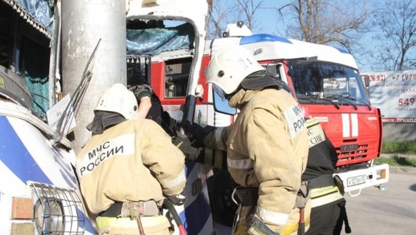 ДТП с участием троллейбуса в Севастополе ДТП с участием троллейбуса в Севастополе