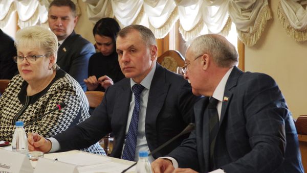 Встреча делегации политиков и предпринимателей из Германии с руководством Государственного совета Республики Крым