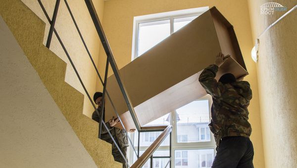 Новые дома для переселенцев из зоны строительства моста через Керченский пролив