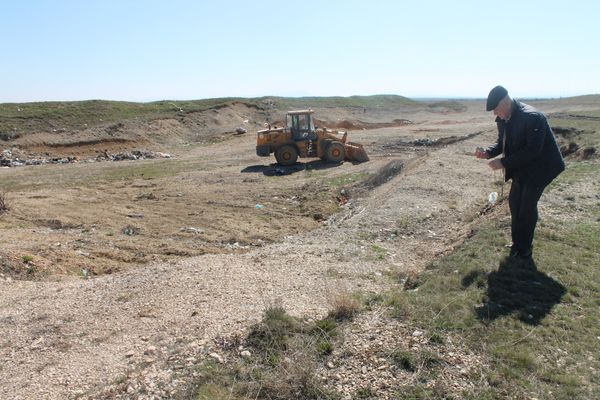 Уборка несанкционированной свалки  в с. Лекарственное Симферопольского района