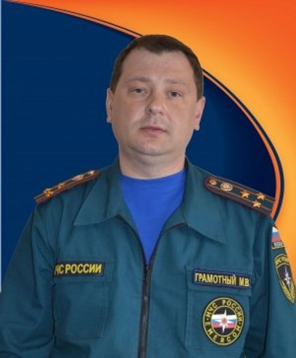Заместитель начальника Главного управления – начальник управления надзорной деятельности Главного управления МЧС России по Республике Крым полковник внутренней службы Максим Грамотный 