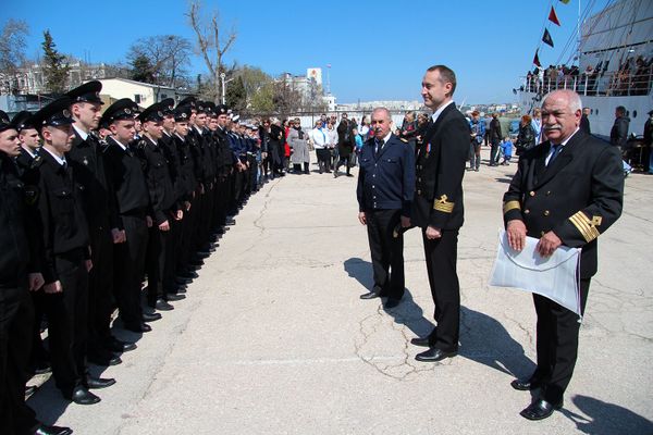 День открытого трапа в честь 28-летия со дня закладки парусного учебного судна Херсонес 
