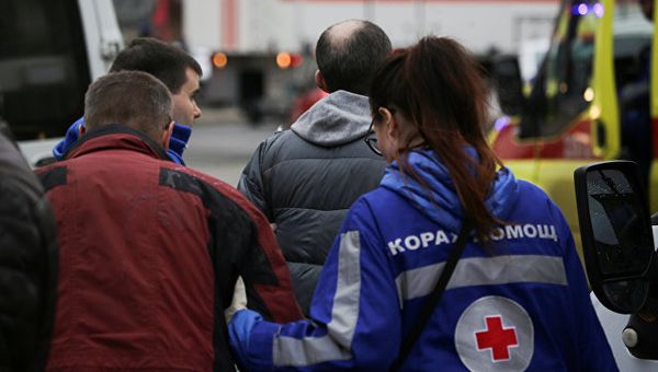 Пострадавший в результате взрыва в метро Санкт-Петербурга
