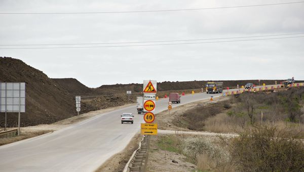 Строительство автоподходов к транспортному переходу через Керченский пролив Строительство автоподходов к транспортному переходу через Керченский пролив