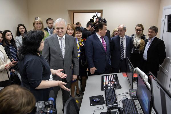 В Таврической академии Крымского федерального университета им. В.И. Вернадского на базе факультета славянской филологии и журналистики торжественно открыли лабораторию медиакоммуникаций В Таврической академии Крымского федерального университета им. В.И. Вернадского на базе факультета славянской филологии и журналистики торжественно открыли лабораторию медиакоммуникаций