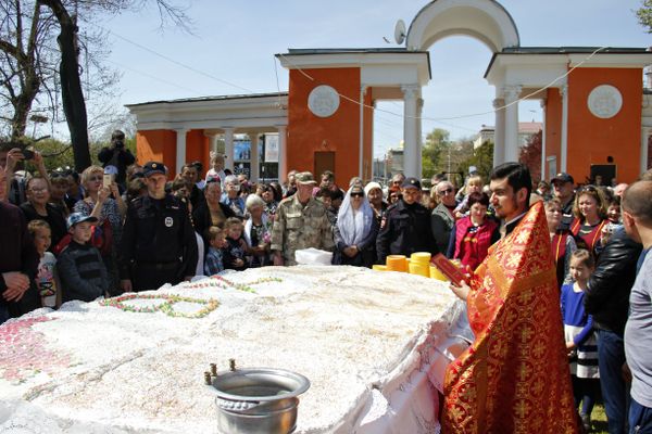 Празднование Пасхи в Симферополе