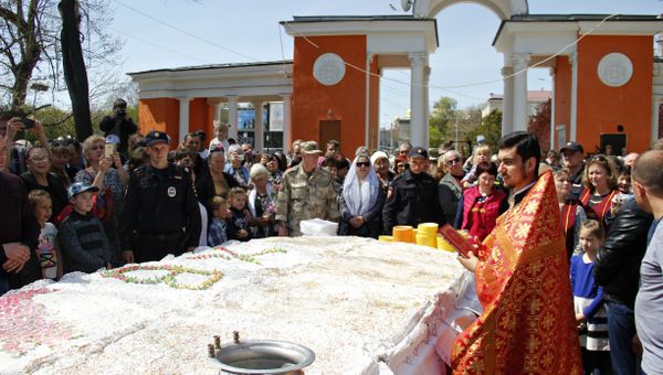 Празднование Пасхи в Симферополе