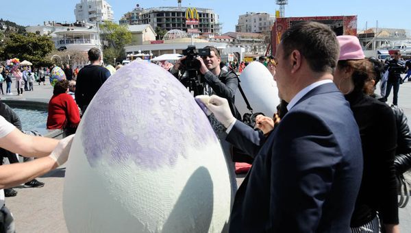 Празднование Пасхи в Ялте