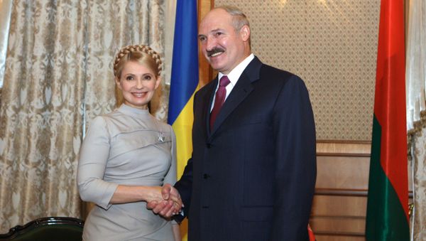 Встреча Ю.Тимошенко и В.Лукашенко