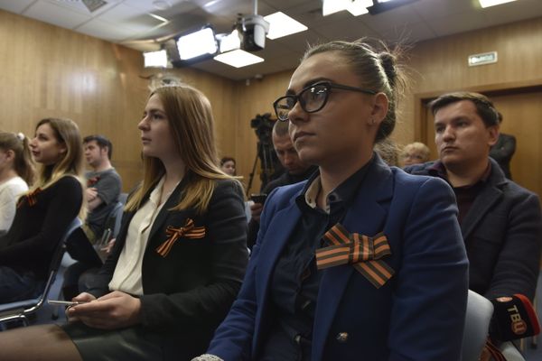 Пресс-конференция в формате видеомоста, приуроченная к старту акции Георгиевская ленточка