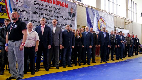 Фестиваль борьбы, в рамках Всероссийского турнира по спортивной борьбе, главы Республики Крым С.В. Аксенова