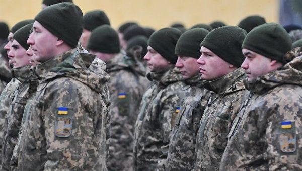 Украинские военнослужащие. Архивное фото