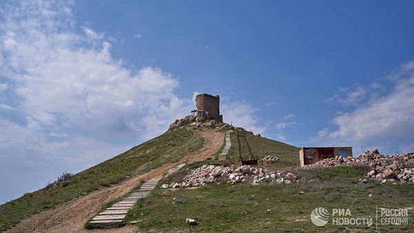 Генуэзская крепость Чембало на территории Балаклавы