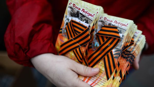 Старт акции Георгиевская ленточка в России