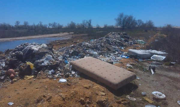Свалка в Сакском районе Свалка в Сакском районе
