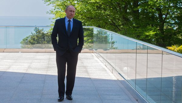 Переговоры президента РФ В. Путина с федеральным канцлером ФРГ А. Меркель